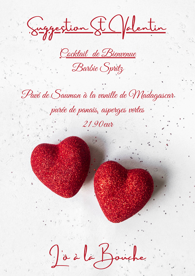 Offre saint valentin