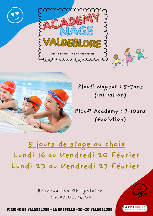 stage natation vacs Fev Valdeblore